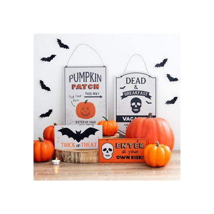 30cm Pumpkin Patch Hanging Sign