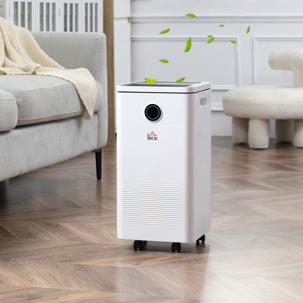 10L/Day Dehumidifier with WiFi Smart App Control, 2.5L Water Tank, Digital Display, Sleep Mode, 24H Timer, Laundry Clothes Drying, for Home and Large Room Basement