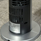 31 Inch Bladeless Oscillating Tower Fan with 70° Oscillation, Remote Control, 7.5H Timer, 3 Speed 3 Modes, Electric Floor Standing Cooling Fan for Home Bedroom Office, Silver