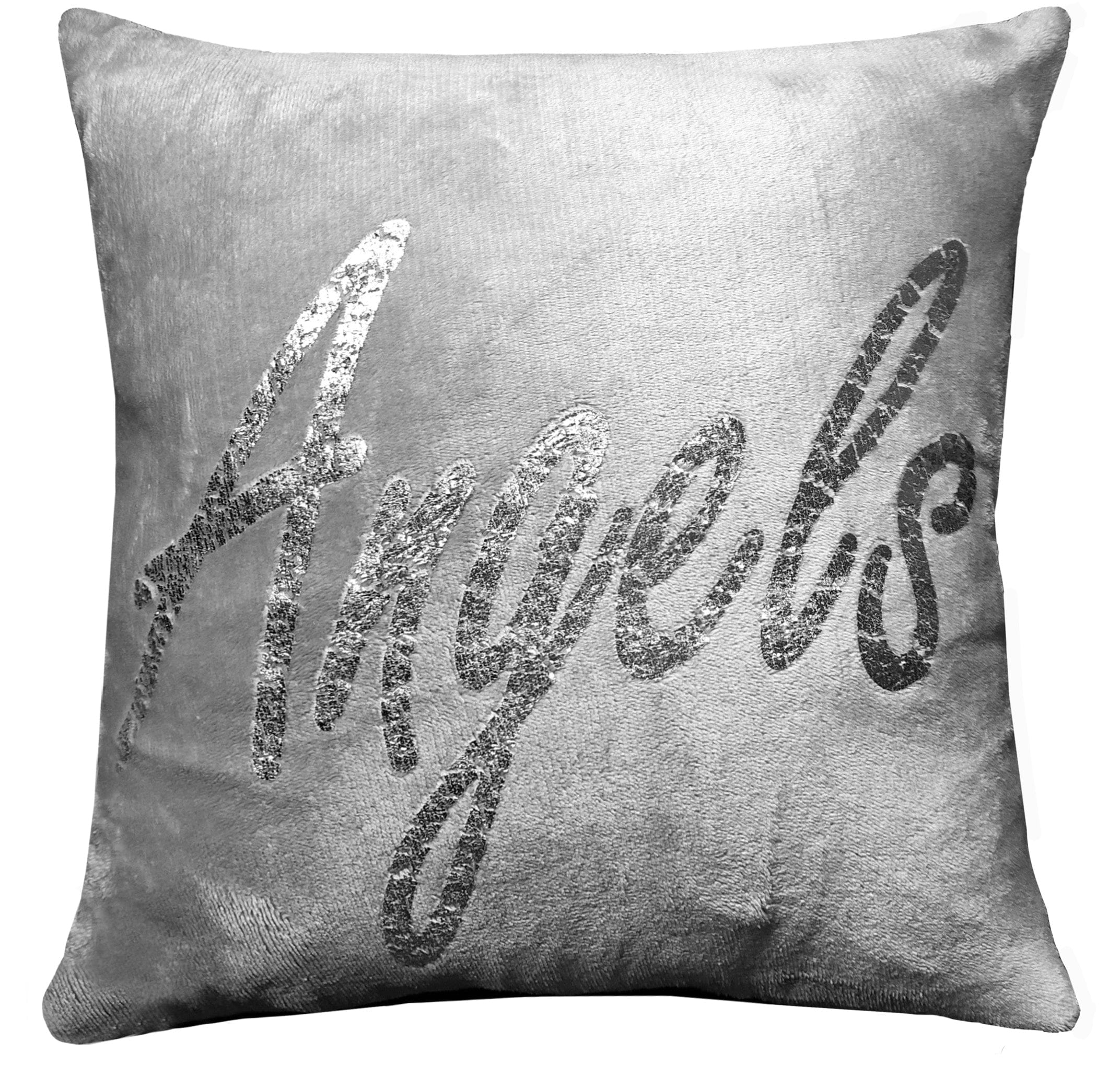 Angel Wings Luxurious Teddy Fleece Duvet Set Super Soft Faux Fur Bedding Pillow Cases Bed Throw Cushion in Pink White Grey by OLIVIA ROCCO