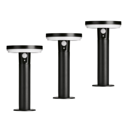 4lite Antheia IP54 Die-Cast Aluminium LED Solar Garden Spike Light with Built in PIR Motion Sensor
