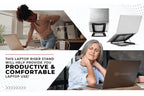 ProperAV Steel Construction Laptop or Tablet Stand with 5 Adjustable Settings