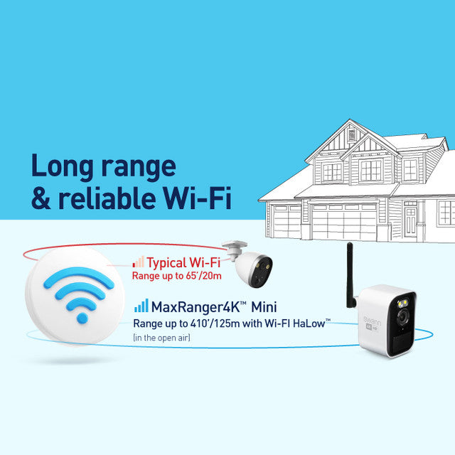 Swann MaxRanger4K Mini Long-Range Add-On Wireless Security Camera