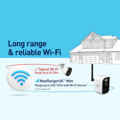 Swann MaxRanger4K Mini Long-Range Add-On Wireless Security Camera
