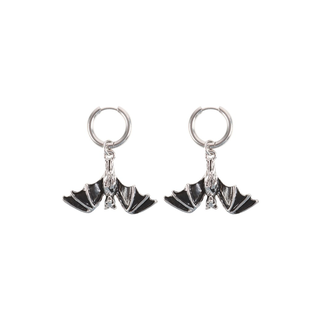 Hanging Bat Earrings