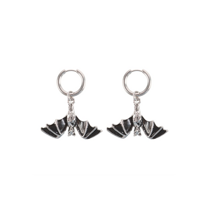 Hanging Bat Earrings