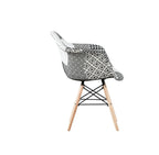 White Halo Dining Set - Patchwork Chair Design