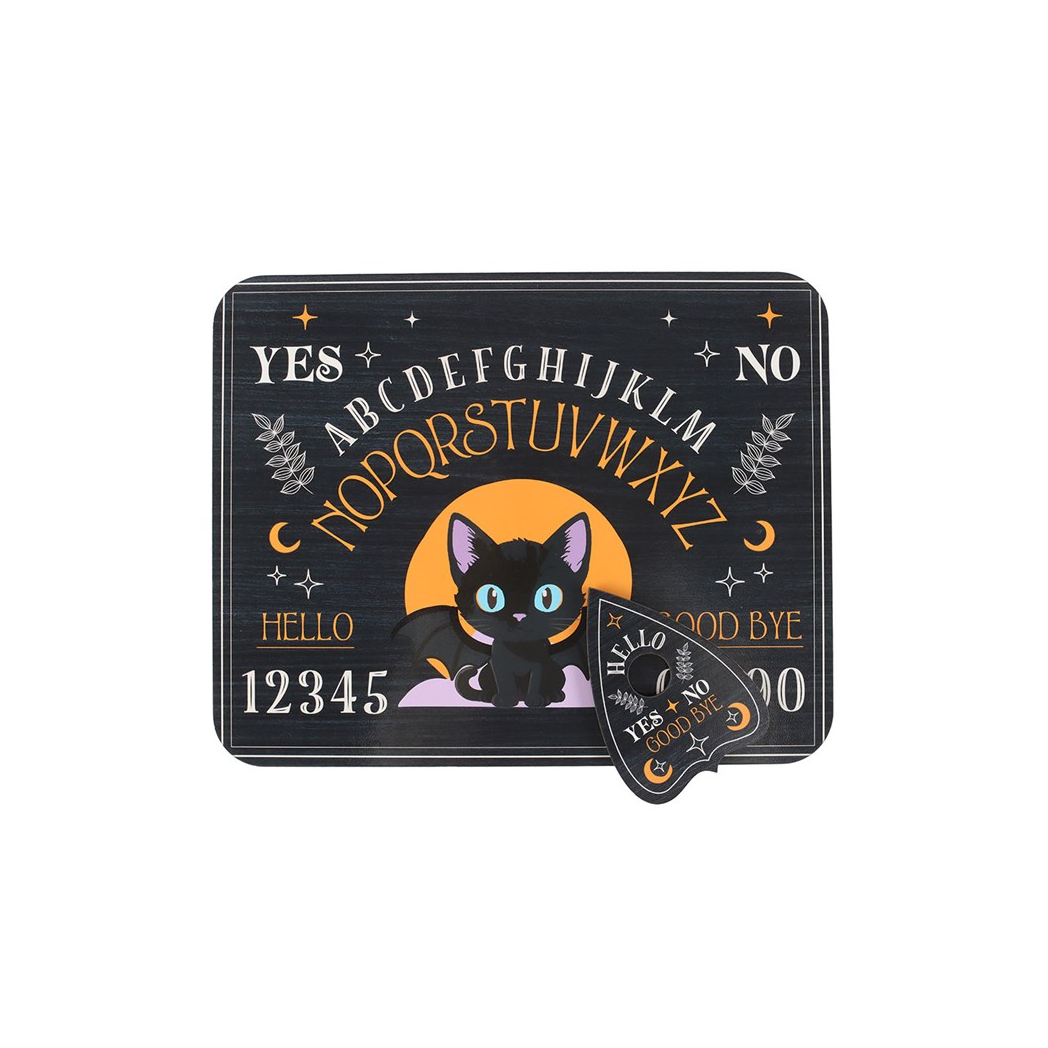 Cute and Creepy Bat Cat Talking Board with Planchette
