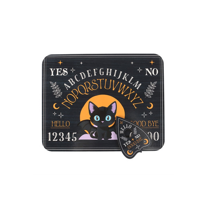 Cute and Creepy Bat Cat Talking Board with Planchette