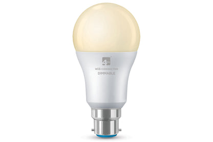 4lite WiZ Connected A60 Warm White WiFi LED Smart Bulb - B22 Bayonet Cap
