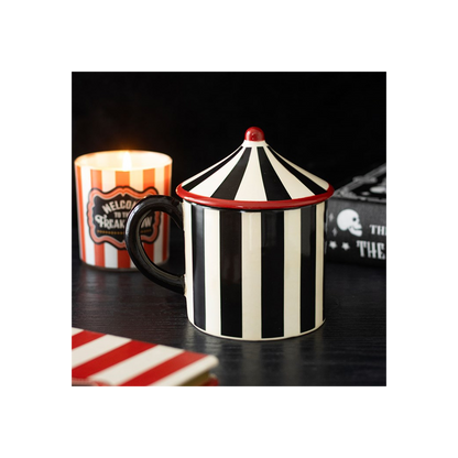 Black Striped Circus Tent Mug