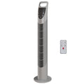 Tower Fan Oscillating 3 Speeds 3 Winds 40W w/ RC Timer Quiet - Grey