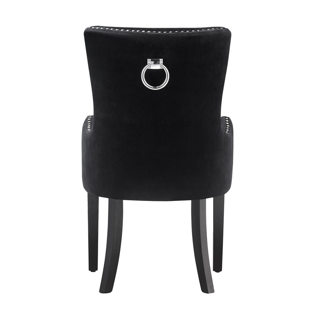 Windsor LUX Velvet Dining Chair (with armrests)