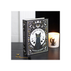 Black Cat Magick Book of Spells Shaped Storage Box