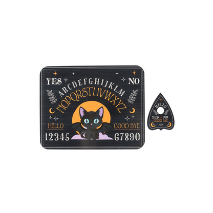 Cute and Creepy Bat Cat Talking Board with Planchette