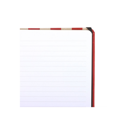 Red Circus Stripe A5 Notebook