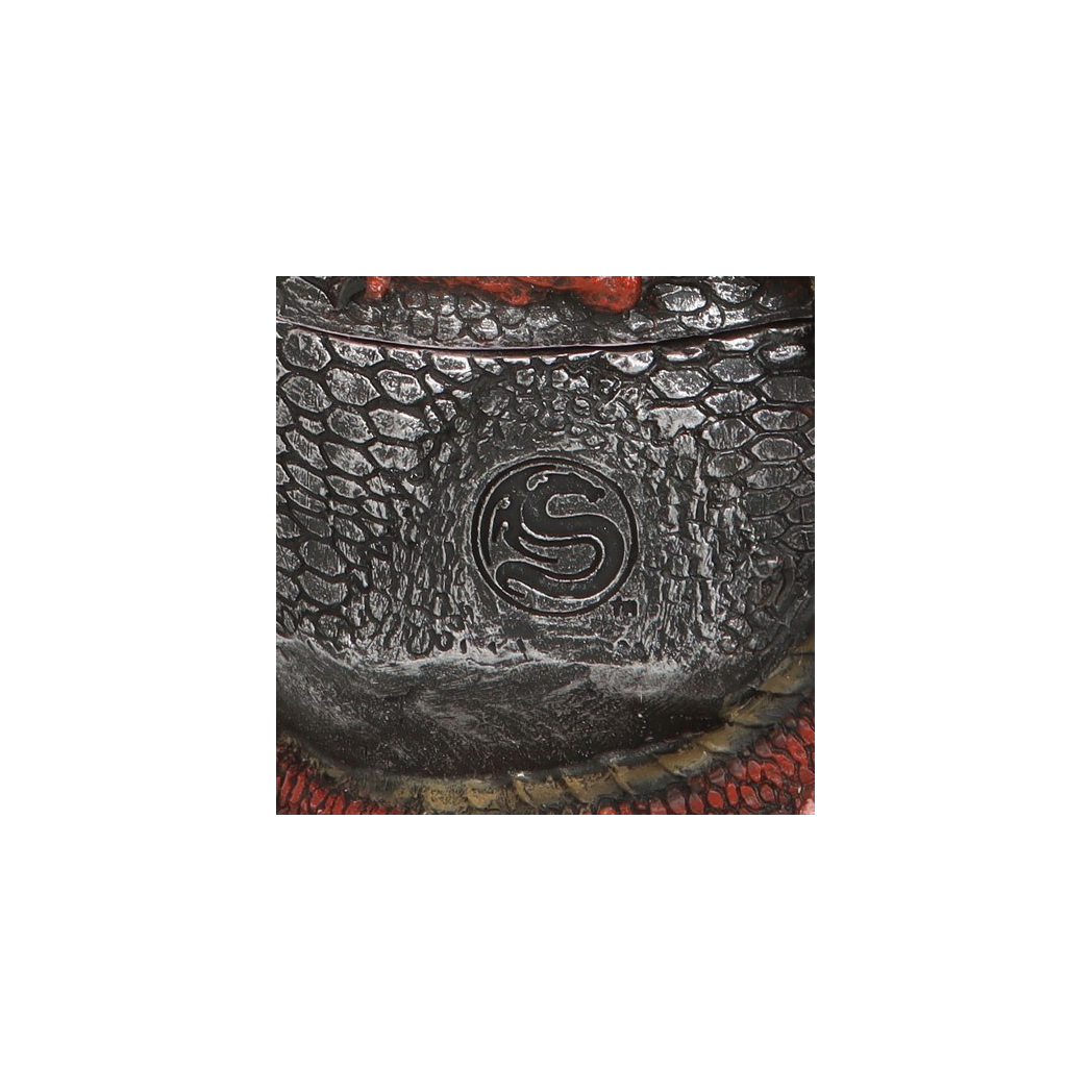 Serpent Infection Lidded Skull Ornament by Spiral Direct