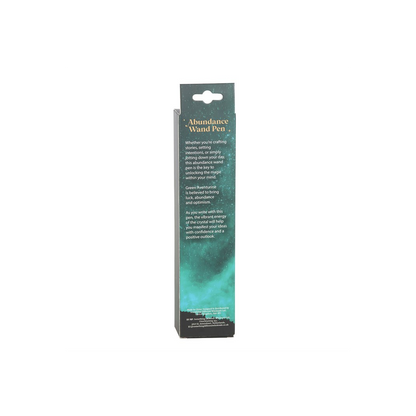 Abundance Green Aventurine Crystal Wand Pen