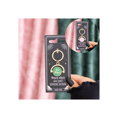 Which Witch Are You Spinning Keyring