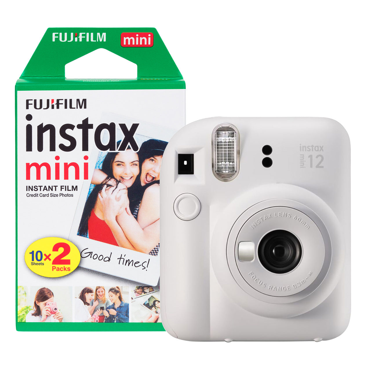 Fujifilm Instax Mini 12 Instant Camera - Clay White