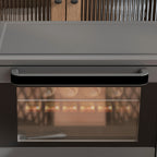 21L Mini Countertop Oven, 100°C-230°C Adjustable Temp - Grey