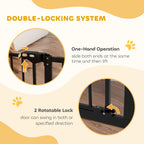 PawHut Adjustable Safety Gate w/ One Extensions, Four Adjustable Screws, Black