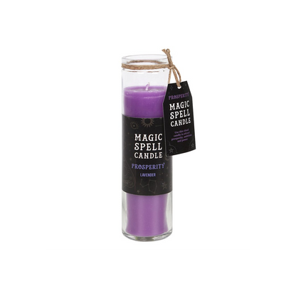 Prosperity Lavender Magic Spell Tube Candle