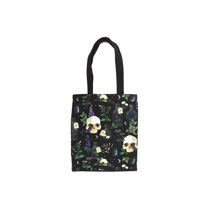 Venom & Vines Print Polycotton Tote Bag
