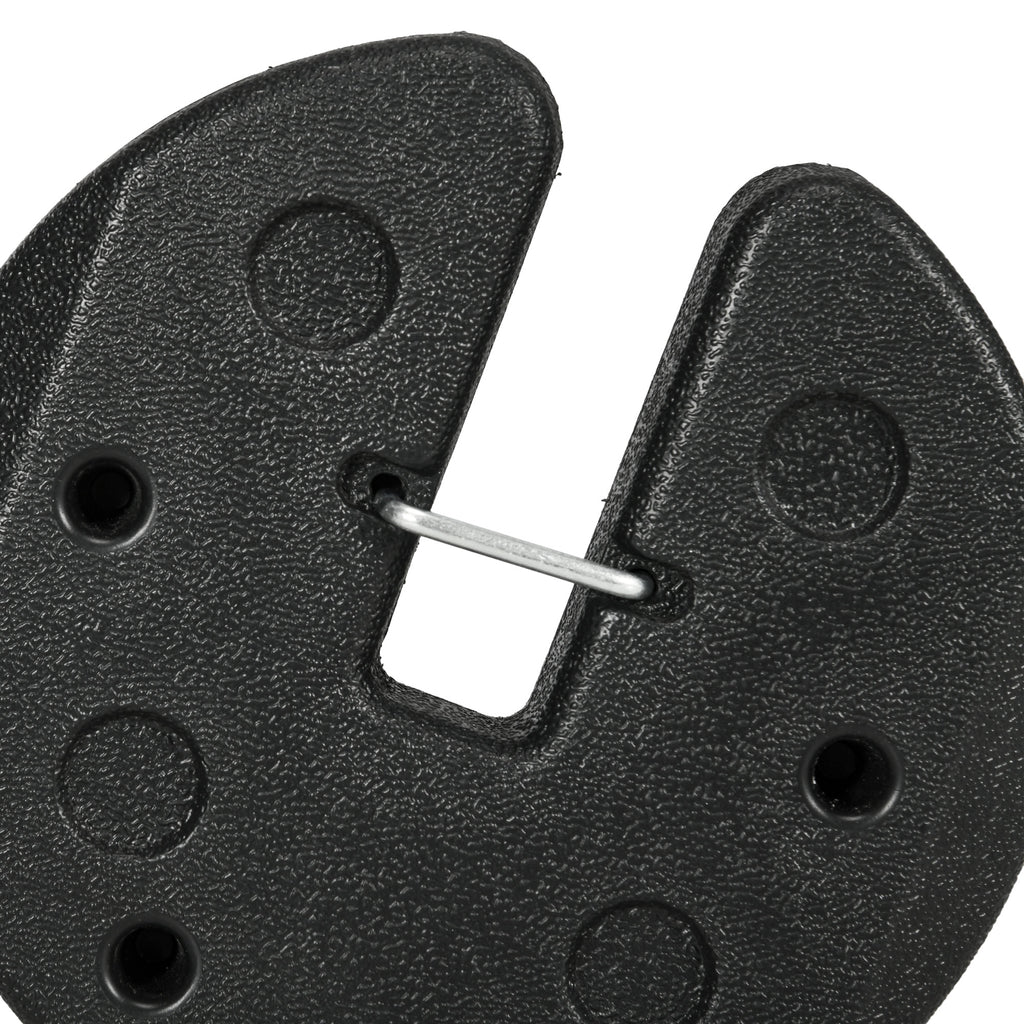 Outsunny Gazebo Weights Set of 8, 24KG Weights for Gazebo Legs with Reinforce Pins and Carry Belt, for Gazebos Shelters Marquees Tents