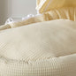 Cream Waffle Moses Basket Bedding Set