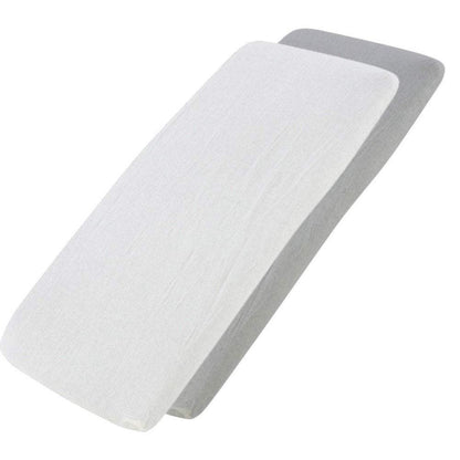 Crib Jersey Fitted Sheets 100% Cotton 40x90cm - Pack Of 4 - Fits All Models
