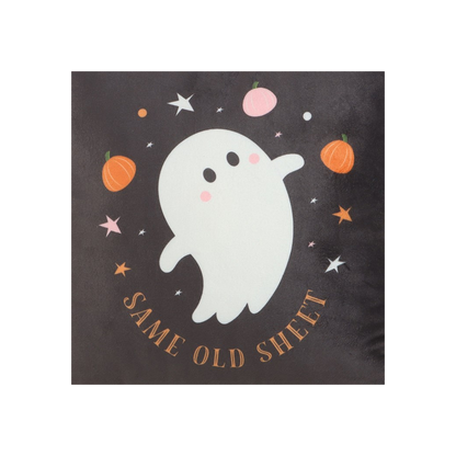 Square Same Old Sheet Ghost Cushion