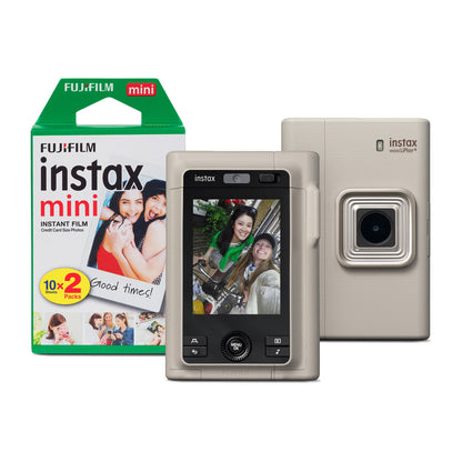 Fujifilm Instax Mini LiPlay Plus Hybrid Instant Camera - Beige