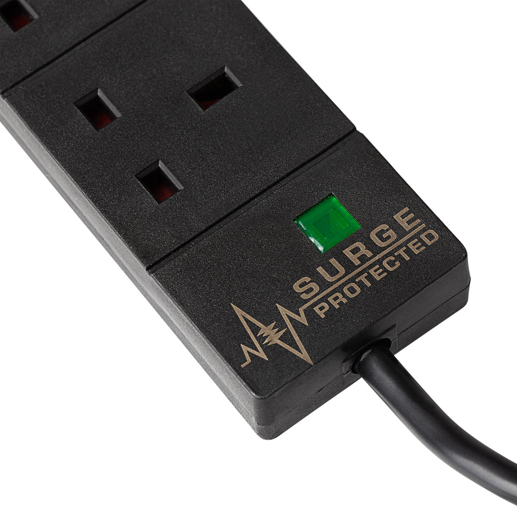 Maplin 2m 4 Socket Extension Lead with Surge Protection