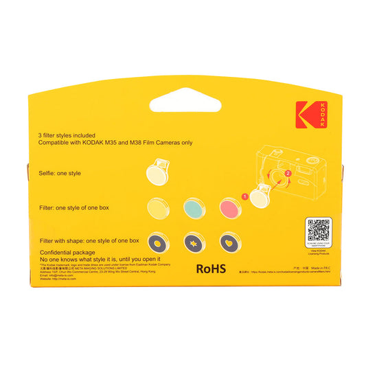 Kodak Camera 3x Filter Set for M35 and M38 Film Camera