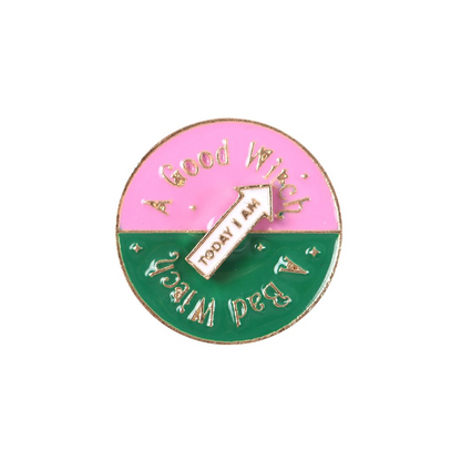 Which Witch Are You Spinning Pin Badge