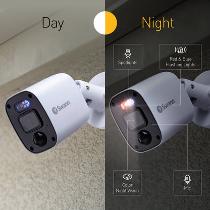 Swann 2K Wired DVR CCTV Add-On Bullet Camera - Pack of 2