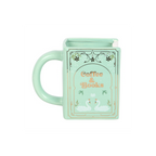 Coffee and Books Green Book Shaped Mug
