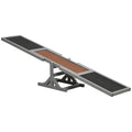 PawHut Wooden Pet Seesaw for Big Dogs, Dog Agility Equipment with Anti-Slip Surface - Grey