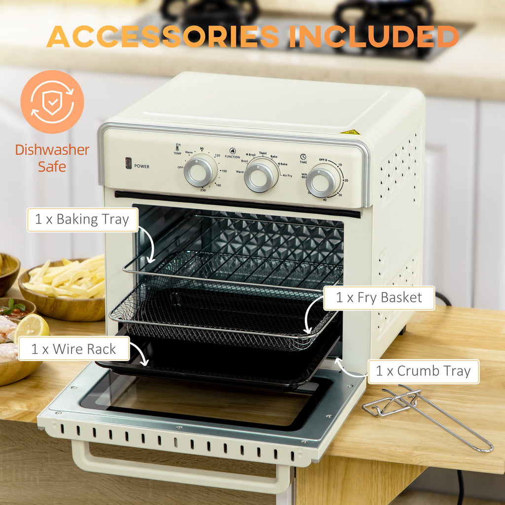 20L 90-230? Mini Electric Oven - Cream