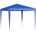 Outsunny 2.7m x 2.7m Garden Gazebo Marquee Party Tent Wedding Canopy Outdoor(Blue)