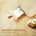 Touch Screen Kettle and Toaster Set - Cream