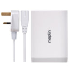 Maplin 6 Port USB Charging Station 4x USB-A / 2x USB-C 65W High Speed Charging with 1m Cable