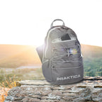 PRAKTICA All Weather Day 12L Backpack with Rain Cover & Binocular Pocket - Grey