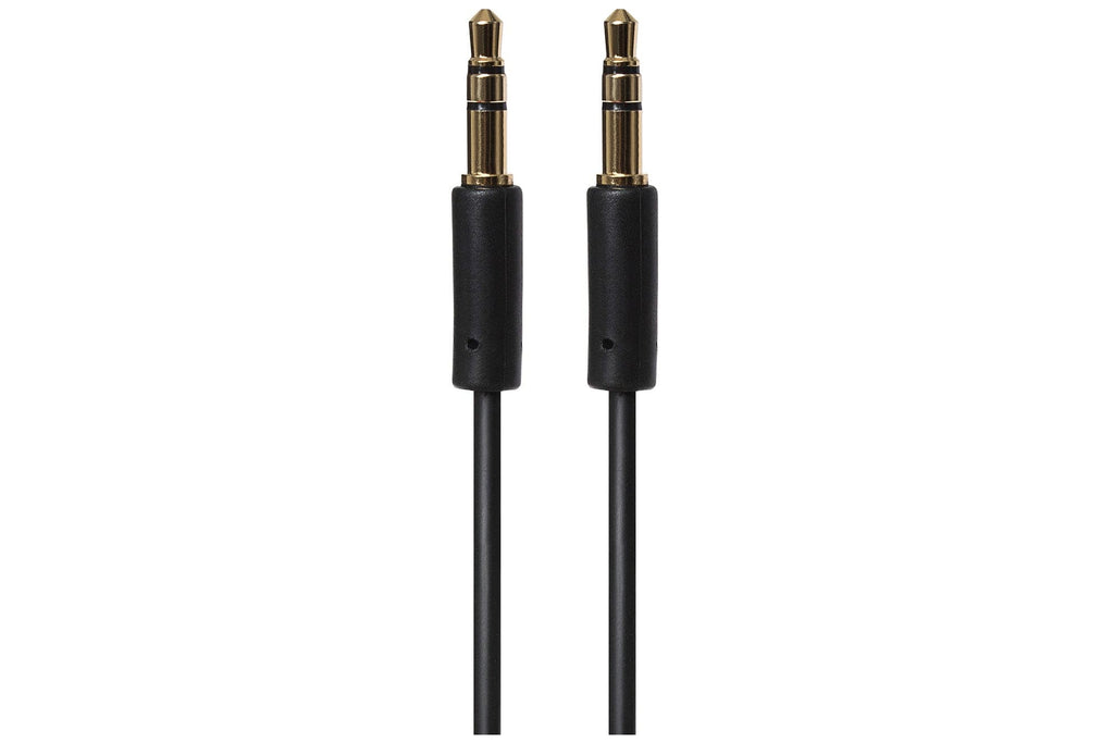 Maplin 3.5mm Aux Stereo 3-Pole Jack Plug to 3.5mm 3-Pole Jack Plug Cable - Black, 3m