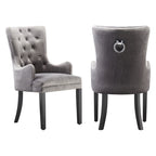 Windsor LUX Velvet Dining Chair (with armrests)