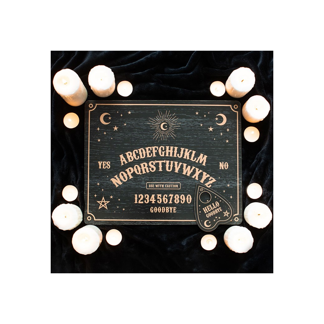 Black Talking Board with Planchette