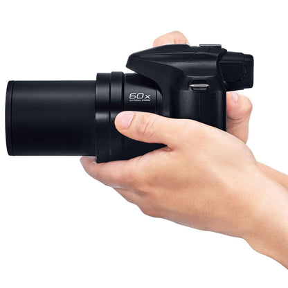 Panasonic Lumix DMC-FZ82D 18MP Bridge Camera - Black