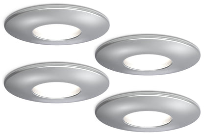 4lite IP20 GU10 Fire-Rated Downlight - Chrome