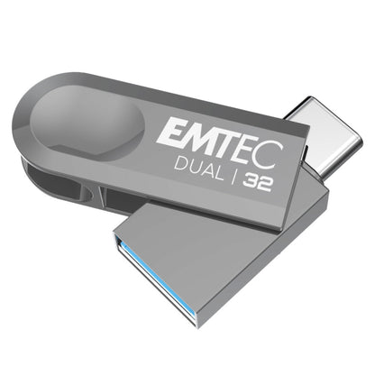 EMTEC 32GB Dual USB-A 3.2 / USB-C D280 Flash Drive